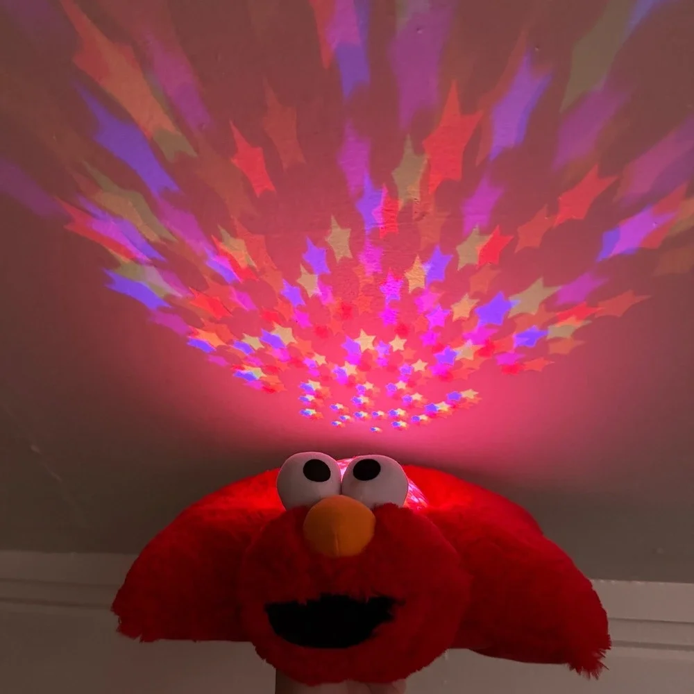 Pillow Pets Sesame Street Elmo Sleeptime Lite Night‎ Light Star Projector
